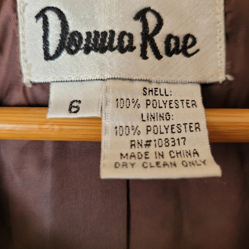 Vintage Donna Rae Jacket Size 6 - Picture 6 of 12